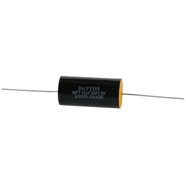 Main product image for Dayton Audio DMPC-10 10uF 250V Polypropylene C 027-428